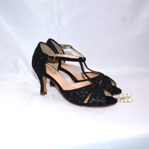 Tanguera Frida black con tacco 70 – Dora