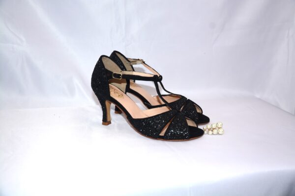 Tanguera Frida black con tacco 70 - Dora - immagine 4