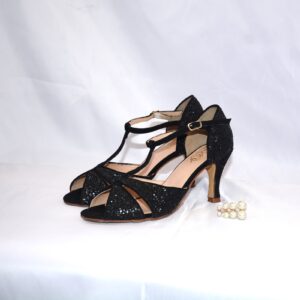 Tanguera Frida black con tacco 70 – Dora