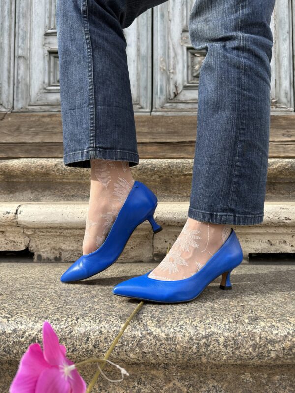 Cenerentola bluette con tacco 50 - immagine 5