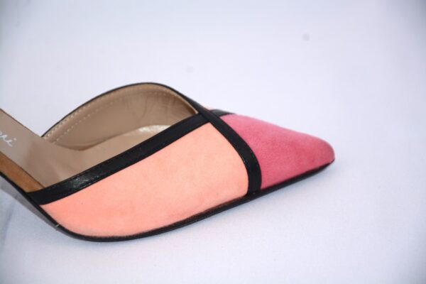 Sissi Pompelmo slingback in camoscio tacco 7 - Emanuela Passeri - immagine 3