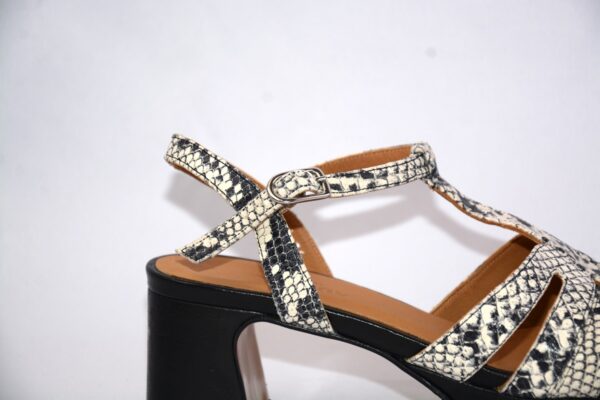Safari Pop sandali da donna in pelle con plateau tacco 5 - Audley - immagine 6
