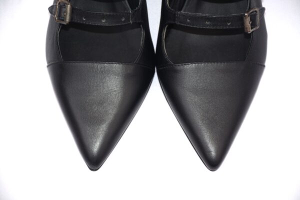 Olimpia slingback nere da donna in pelle con tacco 65 - Kate Libertine - immagine 6