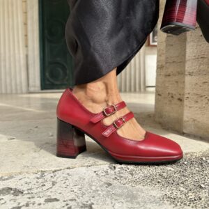 Raffaella  rosso tiziano con tacco 70