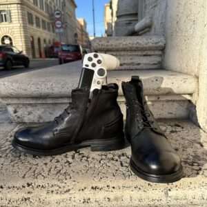 Anfibio Vinset in pelle con lacci – Mjus.