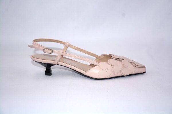 Sissi Poetica slingback a punta donna in pelle con tacco 30 - Emanuela Passeri - immagine 4
