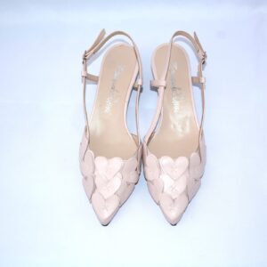 Sissi Poetica slingback a punta donna in pelle con tacco 30 – Emanuela Passeri
