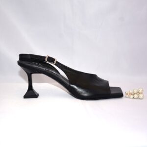 Noa sandali eleganti donna  in pelle con tacco comodo