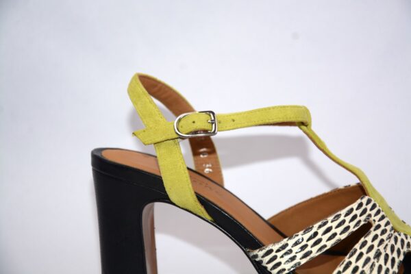 Safari Pop sandali da donna in pelle con plateau tacco 9 - immagine 5