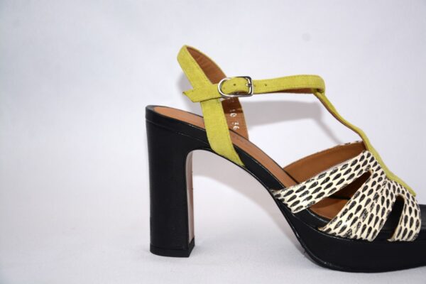 Safari Pop sandali da donna in pelle con plateau tacco 9 - immagine 6