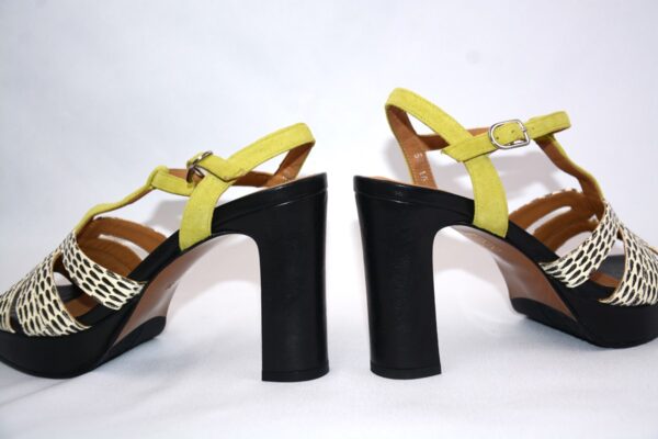 Safari Pop sandali da donna in pelle con plateau tacco 9 - immagine 7