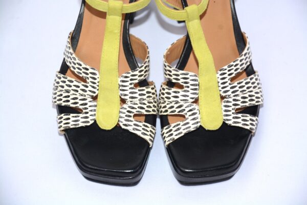 Safari Pop sandali da donna in pelle con plateau tacco 9 - immagine 8