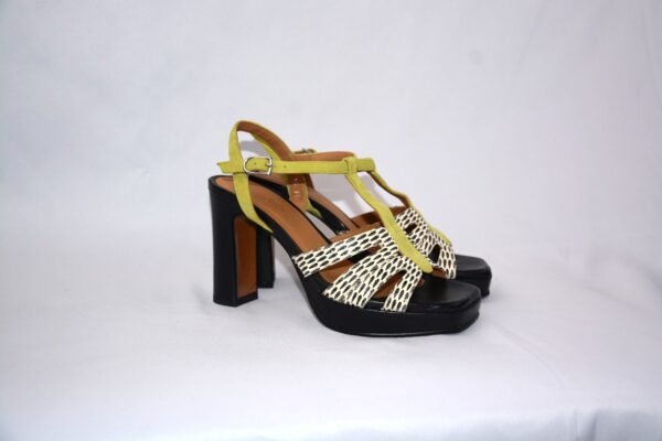 Safari Pop sandali da donna in pelle con plateau tacco 9 - immagine 10