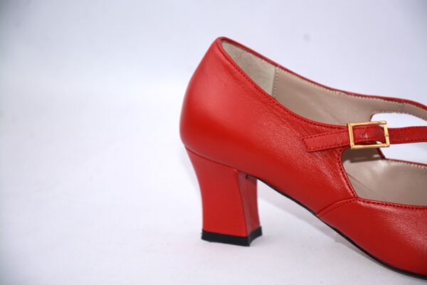 Marilyn dècolletè rosse in pelle tacco 50 - immagine 9