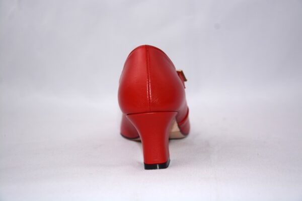 Marilyn dècolletè rosse in pelle tacco 50 - immagine 8