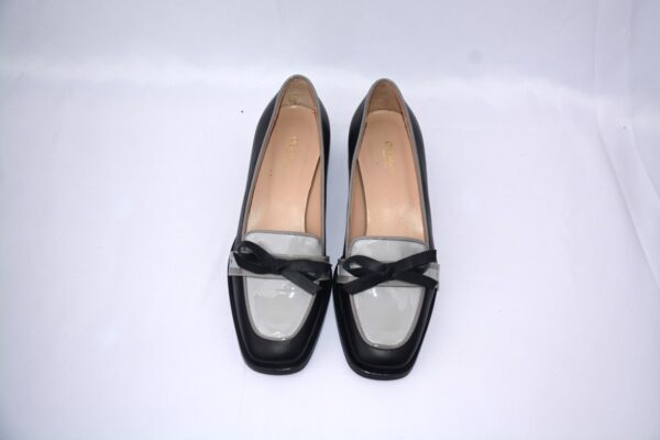Ingrid glamour mocassini neri in pelle, fatte a mano - immagine 5