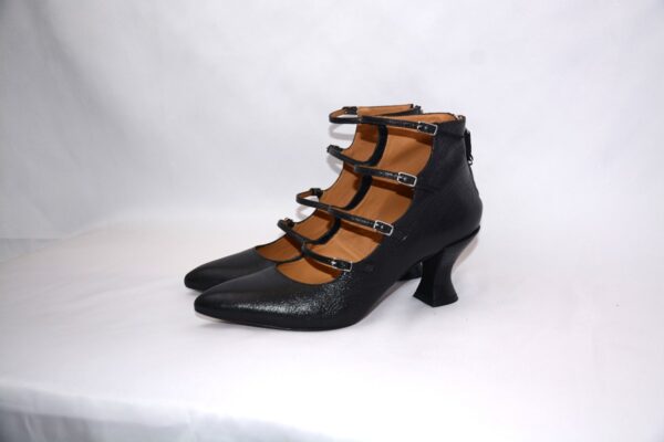 Isabel dècolletè in pelle  da donna tacco rocchetto 6,5 - Audley - immagine 4