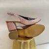 Nina slingback da donna in pelle rosa antico  tacco 5 - immagine 7