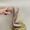 Nina slingback da donna in pelle rosa antico  tacco 5 - immagine 4