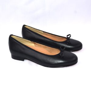 Giada ballerina nera  in pelle