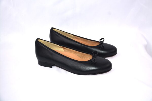 Giada ballerina nera  in pelle