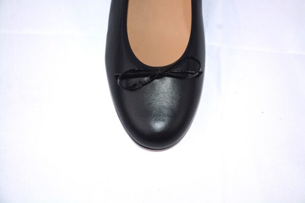 Giada ballerina nera  in pelle - immagine 9