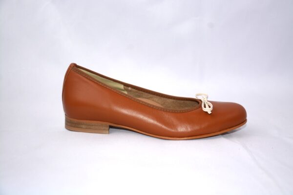 Giada ballerina color cuoio in pelle - immagine 7