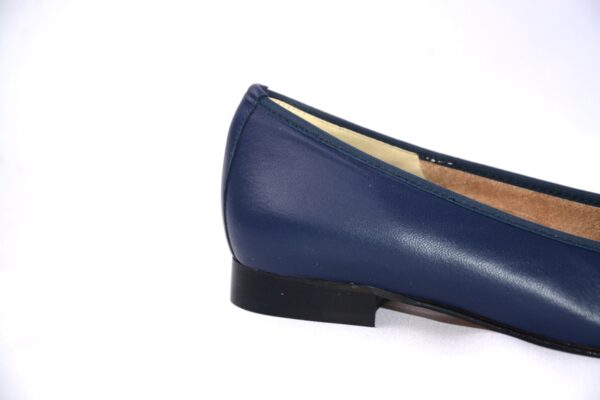 Giada ballerina blu in pelle - immagine 8