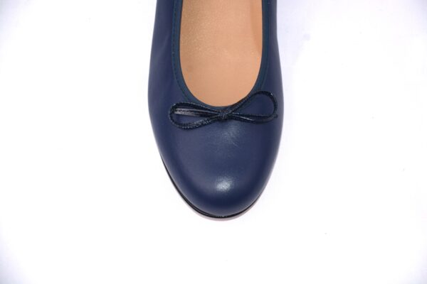 Giada ballerina blu in pelle - immagine 6