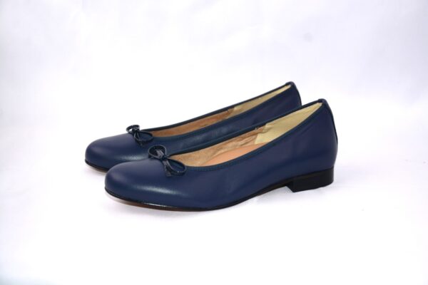 Giada ballerina blu in pelle - immagine 4