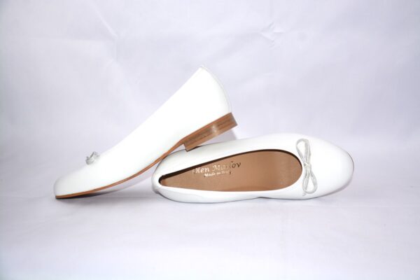Giada ballerina bianca in pelle - immagine 5