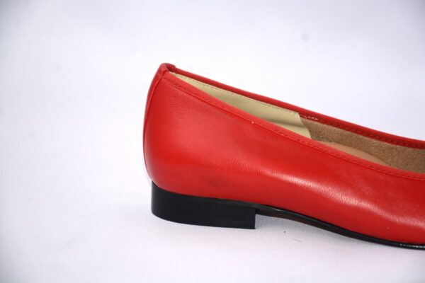 Giada ballerina rossa in pelle - immagine 6