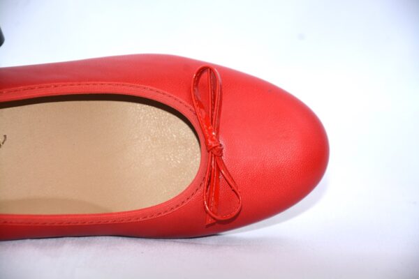 Giada ballerina rossa in pelle - immagine 9