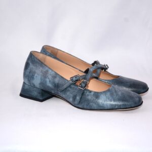 Grace blu ballerina in pelle scarpe perfette per ogni occasione