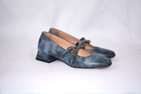 Grace blu ballerina in pelle scarpe perfette per ogni occasione