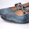 Grace blu ballerina in pelle scarpe perfette per ogni occasione - immagine 7