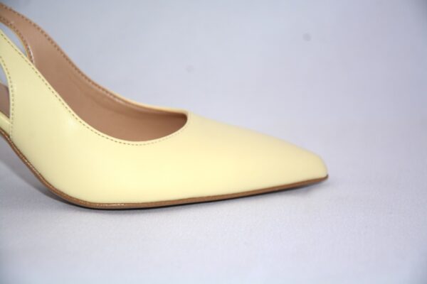 Ofelia slingback panna in pelle tacco 7 - immagine 7