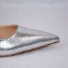 Perla slingback argento a punta da donna tacco 3 - immagine 3