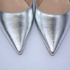Perla slingback argento a punta da donna tacco 3 - immagine 6