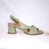 Sakura sandali da donna color menta in pelle tacco 5 - immagine 2