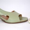 Sakura sandali da donna color menta in pelle tacco 5 - immagine 3