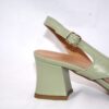 Sakura sandali da donna color menta in pelle tacco 5 - immagine 4
