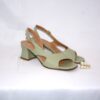 Sakura sandali da donna color menta in pelle tacco 5