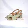 Sakura sandali da donna color menta in pelle tacco 5 - immagine 8
