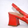 Sakura sandali rosse da donna in pelle tacco 5 - immagine 3