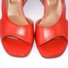 Sakura sandali rosse da donna in pelle tacco 5 - immagine 6