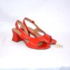 Sakura sandali rosse da donna in pelle tacco 5 - immagine 8