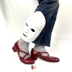 Dècolletè artigianali in nappa bordo lulu tacco 35