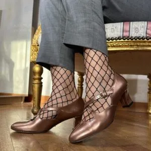 Dècolletè bronzo eleganza senza tempo Marylin artigianale  tacco 5